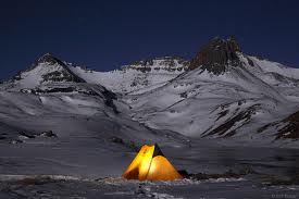 tent on mountain